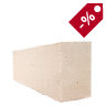 Ladrillo refractario de 9"x4 ½ "x 2 ½#